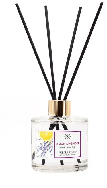 Purple River Reed Diffuser Glas 100ml Weiß