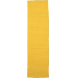 Morgenland Kelim Teppich - Trendy - Fancy - gold - 200 x 80 cm - läufer