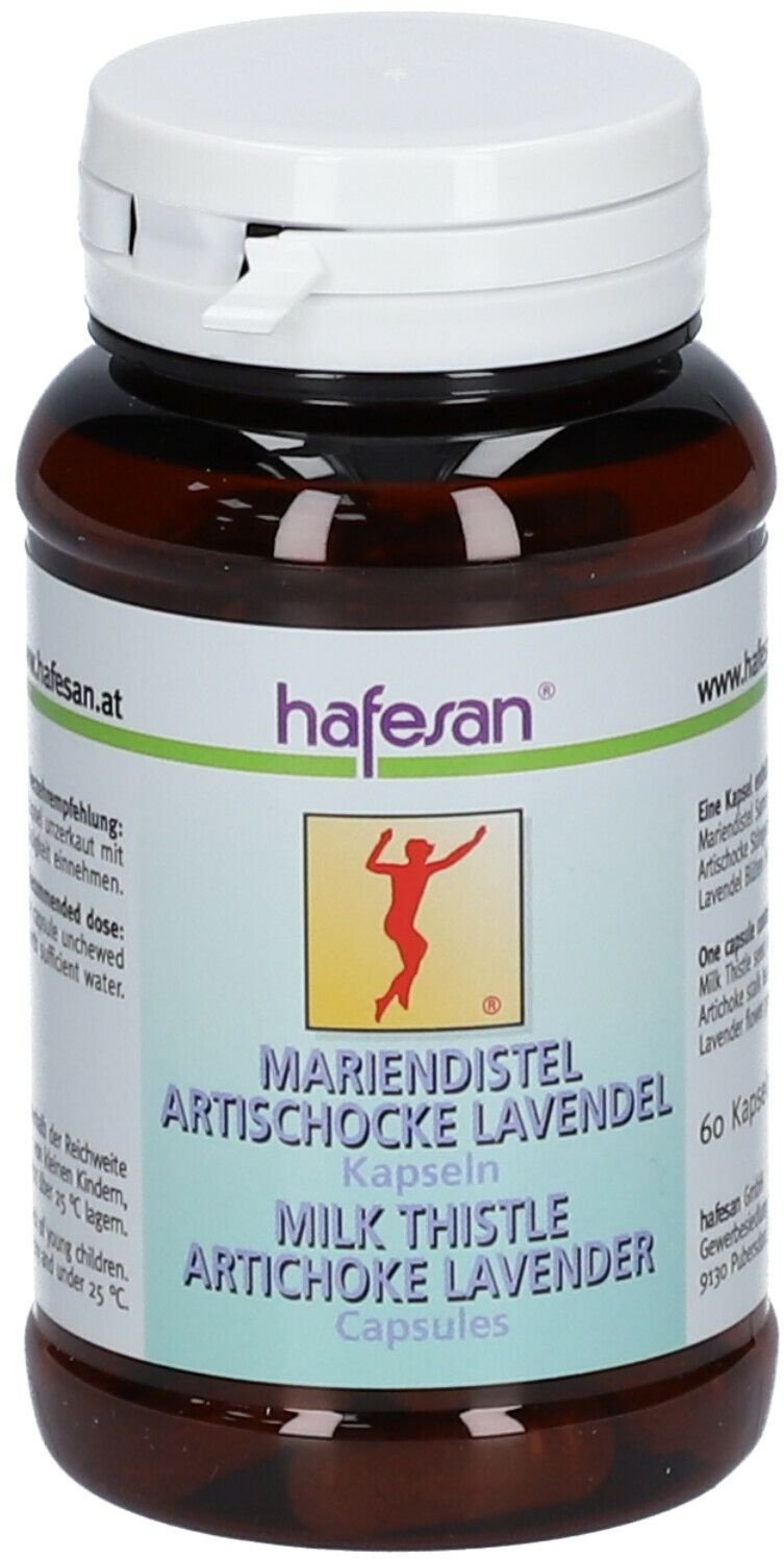 hafesan® Mariendistel Artischocke Lavendel Kapseln 60 St 60 St Kapseln