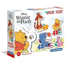 CLEMENTONI Clementoni® Puzzle Disney Winnie the Pooh Puzzle 3-6-9-12pcs, Puzzleteile