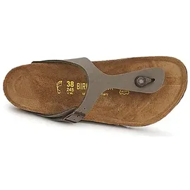 Birkenstock Gizeh Birko-Flor Nubuk stone 42
