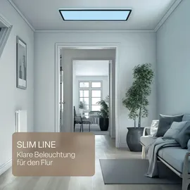 B.K.Licht LED Panel 1 58x20 cm eckig schwarz