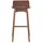 miliboo Barstuhl aus dunklem Holz 65 cm BALTIK