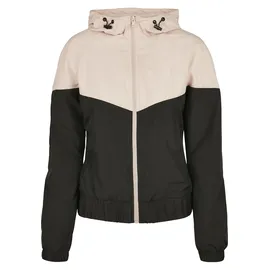 URBAN CLASSICS Ladies Arrow Windbreaker Damen Lightpink/Schwarz 4XL