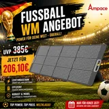 Ampace 200W Solarpanel Faltbar Solarmodul Wohnmobil Camping Outdoor
