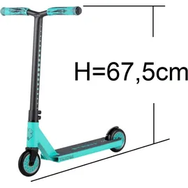 LUCKY PRO SCOOTERS Recruit Mini Stunt-Scooter Türkis