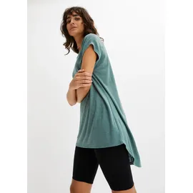 bonprix Longshirt Grau/Grün L