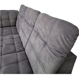 someta Ecksofa New York Stoff Grau Anthrazit