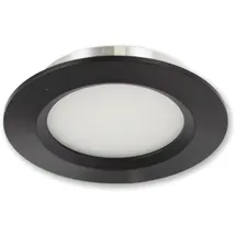 ISOLED Möbeleinbaustrahler MiniAMP 3 rund schwarz
