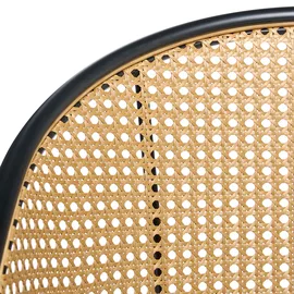 Beliani Schreibtischstuhl Kunstleder Schwarz