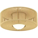 Homcom Boho-Deckenlampe 1 G9 rund beige