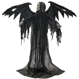 Europalms Halloween Schwarzer Engel 175 cm Schwarz
