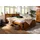 Massivmoebel24 Bett Akazie 140x200x90 honig lackiert Oxford 0251