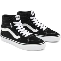Vans Filmore Hi Damen Schwarz/Weiß 38