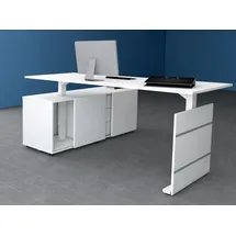 Kerkmann Schreibtisch Move 3 Ahorn / Weiß