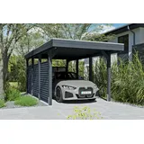 SKANHOLZ Friesland Hybrid Set 11 3,14 x 5,55 m anthrazit inkl. Rück- und Seitenwände