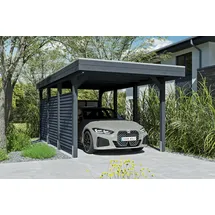 SKANHOLZ Friesland Hybrid Set 11 3,14 x 5,55 m anthrazit inkl. Rück- und Seitenwände