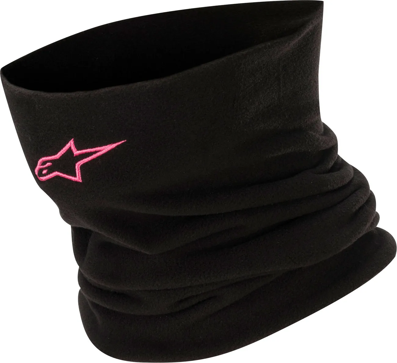 Alpinestars Neck Tube, tissu multifonctionnel - Noir/Fuchsia - Taille unique