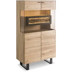 Barschrank Arona Holz Braun Wildeiche