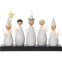Fensterleuchter LUCIA Chor - 5flammig - warmweiße Glühlampen - H: 22cm, L: 33cm ...