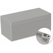 Pollin POLLIN, ABS Gehäuse, 240,5 x 120 x 100,5 mm, IP66, Lichtgrau