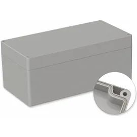 Pollin POLLIN, ABS Gehäuse, 240,5 x 120 x 100,5 mm, IP66, Lichtgrau
