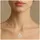 vira jewels Kette mit Anhänger 925 Sterling Silber rhodiniert weiß