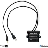 Ampire BTR300X universal Bluetooth-Adapter zum Musikstreaming mit Auto-Remote (3,5mm Klinke + USB, aptX), wasserdicht perfekt für Kfz/Auto/Home Hi-Fi/Boot/Marine