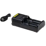 Nitecore UMS2 Ladegerät - Black - One Size