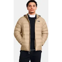 Under Armour Legend Down Hooded Jacket" in Khaki /