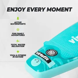 VirtuFit Racer 381 381 x 76 x 15 cm Türkis