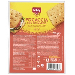 Schär Focaccia Rozemarijn ok Nlfrendeites 200 g Bissen