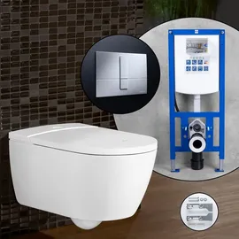 Villeroy & Boch ViClean-I 100 mit WC-Sitz Weiß