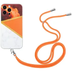Hülle Handy Schutz für Apple iPhone 12 Pro Handykette Case Cover Bumper Etuis
