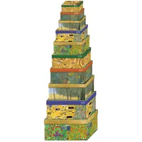  Geschenkboxen Gustav Klimt, 10er-Set.