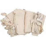 4er-set Seitenwand Für Pergola Hhg 927, Ersatzseitenwand Pavillon, 3x3m Polyester Creme