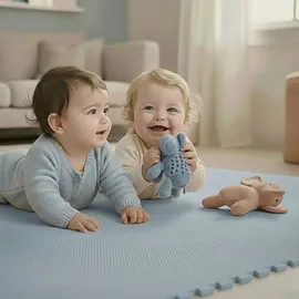 LittleTom Spielmatte Baby Puzzlematte - Krabbelmatte Bodenmatte Kinderzimmer