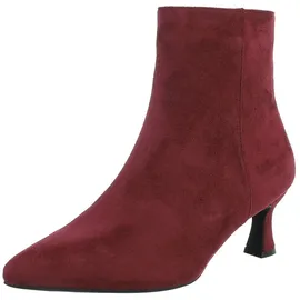 ticticlily Orthopädische Stiefeletten Für Damen Stiefel Mit Niedrigem Absatz Spitze Und Reißverschluss A Rot 41 EU - 41 EU