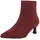ticticlily Orthopädische Stiefeletten Für Damen Stiefel Mit Niedrigem Absatz Spitze Und Reißverschluss A Rot 41 EU - 41 EU
