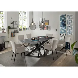 Set One by Musterring Baltimore 200 x 75 x 100 cm schwarz