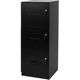 Relaxdays Aktenschrank 4700 x 1350 x 40 Schwarz