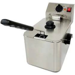 Febal F-4 professionelle elektrische Friteuse mit einem Fassungsvermögen von 4 Litern.