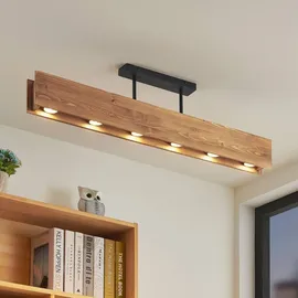 LINDBY Malwin 6-flg. 100 cm Holz dunkel