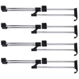 BAYLI Kleiderstange 4er Set Kleiderbügelhalter ausziehbar 30-52 cm, ausziehbare Kleidersta