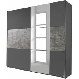 Rauch Prenzlau 218 x 210 x 59 cm graumetallic/beton-optik