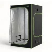 Weedness Dark Box Grow-Box für Indoor-Zucht 90x90x200 cm - Zuchtzelt Growschrank Growzelt Zuchtbox Gewächszelt Homebox lichtdicht