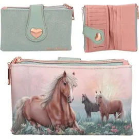 DEPESCHE Miss Melody Portemonnaie Kinder grün rosa