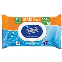 Feuchtes Toilettenpapier »Limited Edition Family Fresh« Maxipack 86 Blatt weiß, Tempo