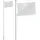 vidaXL Fahnenmast Teilbar Silbern 6,23 m Aluminium