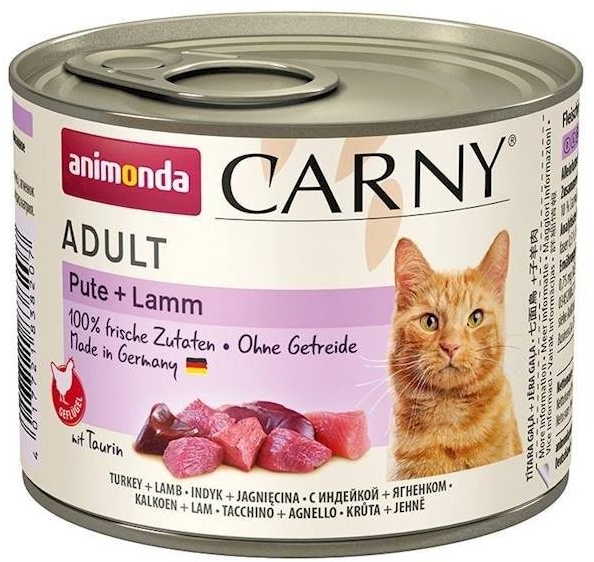ANIMONDA Cat Carny Adult Geschmack: Truthahn, Lamm 200g (Rabatt für Stammkunden 3%)